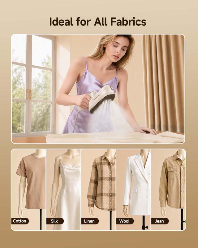 2 in 1 Garment Steamer and Iron