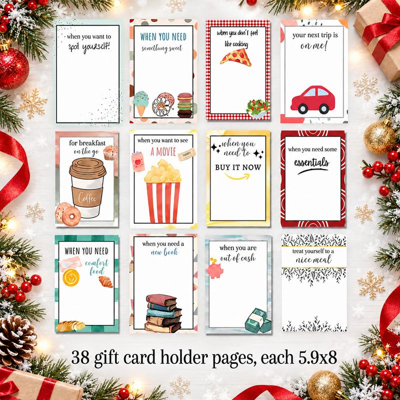 Christmas Gift Card Book