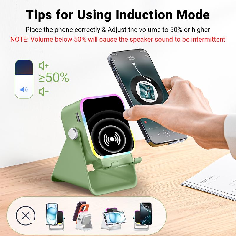 Wireless Induction Auto Speaker